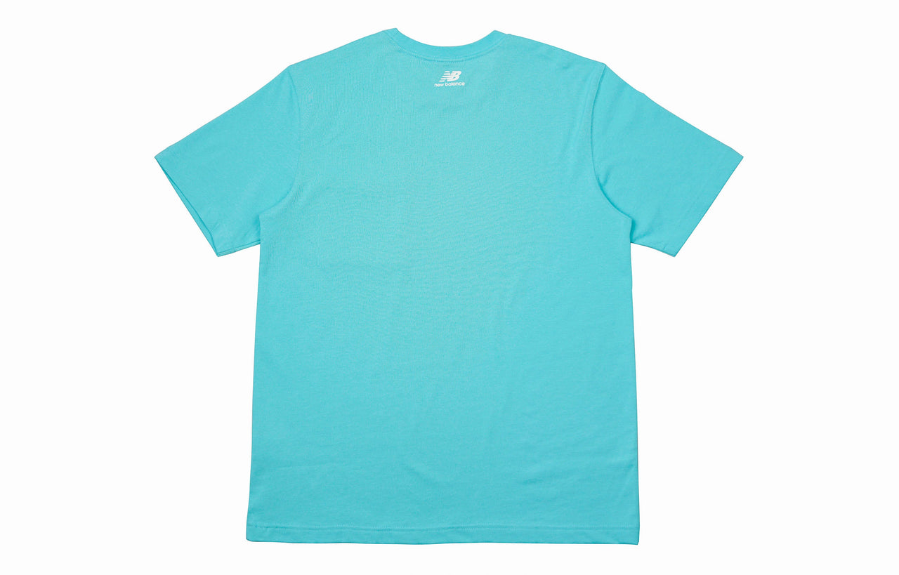New Balance Chest Small Pocket Sports Short Sleeve Version Couple Style Blue NEA2E023-BGR