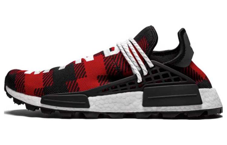 adidas x BBC x Pharrell Williams NMD Human Race Friends and Family 'Red Plaid'  EF7389