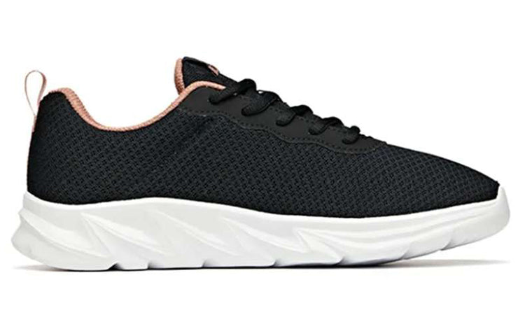 (WMNS) ANTA Running Series Sneakers 'Black White Pink' 922145526-8