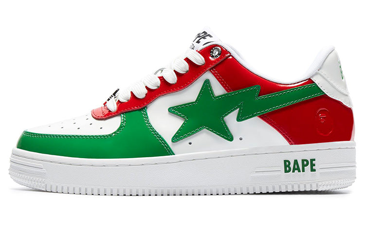 A BATHING APE Bape Sta 'White Green Red' 1I80-291-004-GREEN