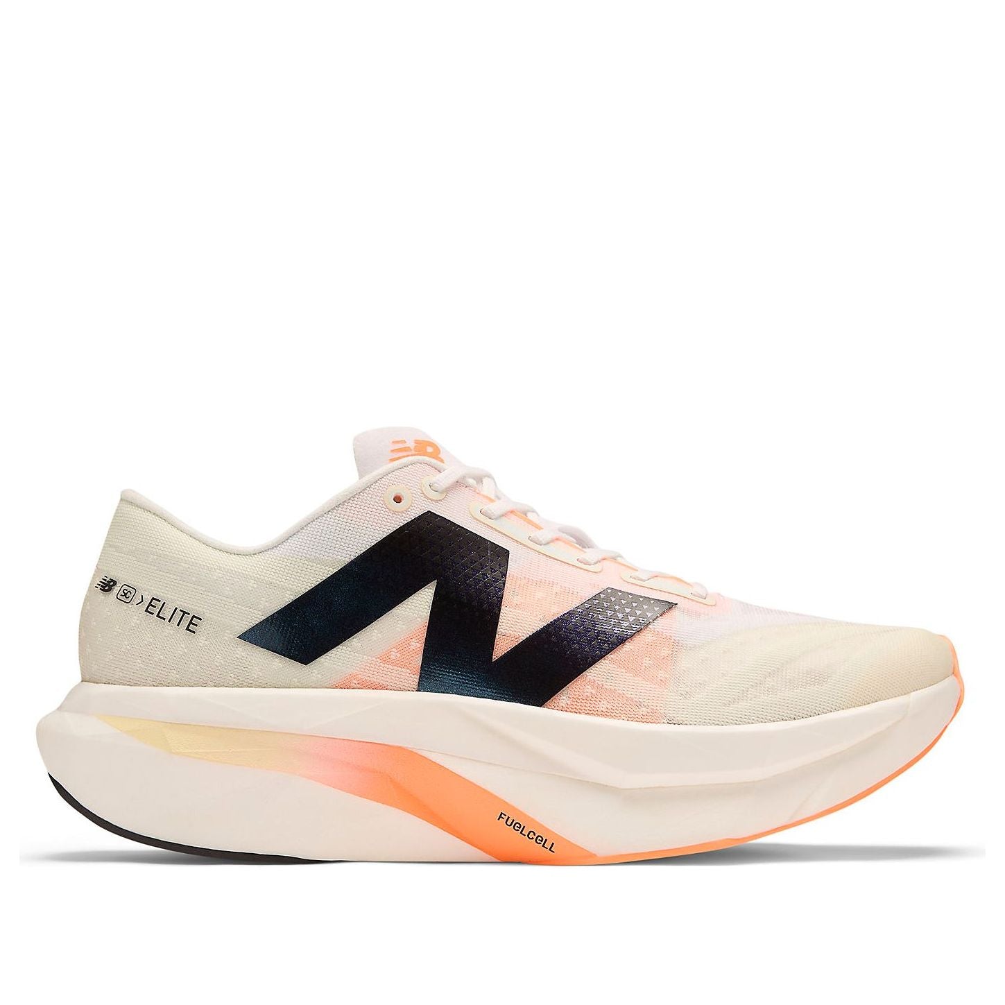 New Balance FuelCell SuperComp Elite v4 'White Angora Hot Mango' MRCELCW4