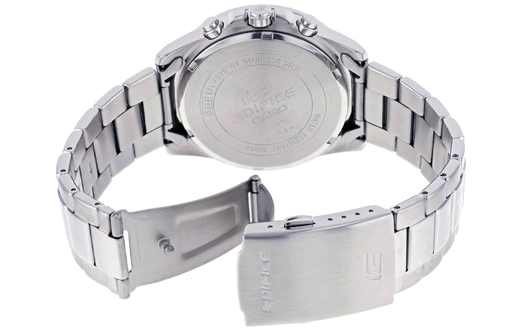 CASIO Stainless Steel Strap EDIFICE Red Watch Dial Mens Red Analog EFV-600D-4AVUEF