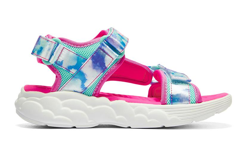 (GS) Skechers Rainbow Racer 'Pink Blue' 302975L-BLU