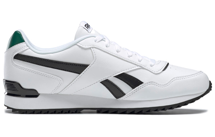 Reebok Royal Glide Running Shoes White/Black/Green EG5217