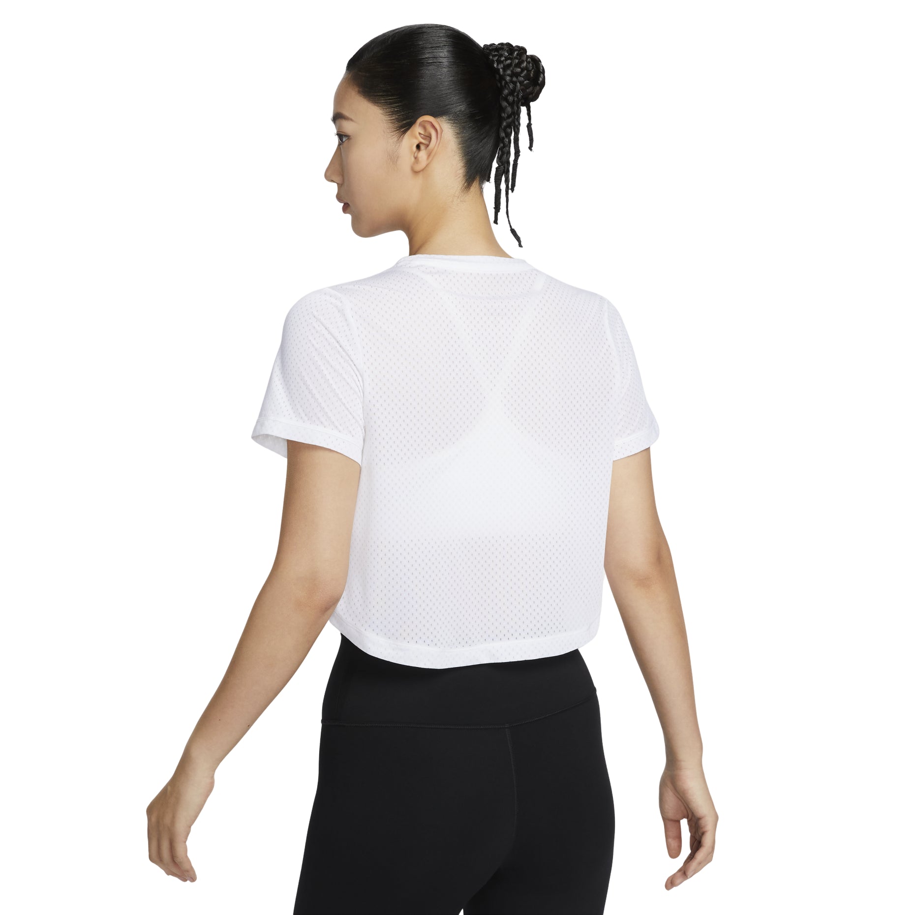 (WMNS) Nike One Classic Dri-FIT T-shirt Asia Sizing 'White' FN4118-100