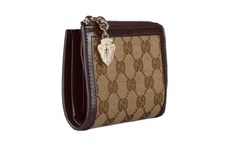 (WMNS) Gucci Luce Mini Wallet 'Beige Ebony Canvas' 790036-FADHW-9742