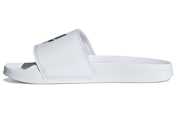 (WMNS) adidas originals Adilette Lite 'White Blue Black' FW0537