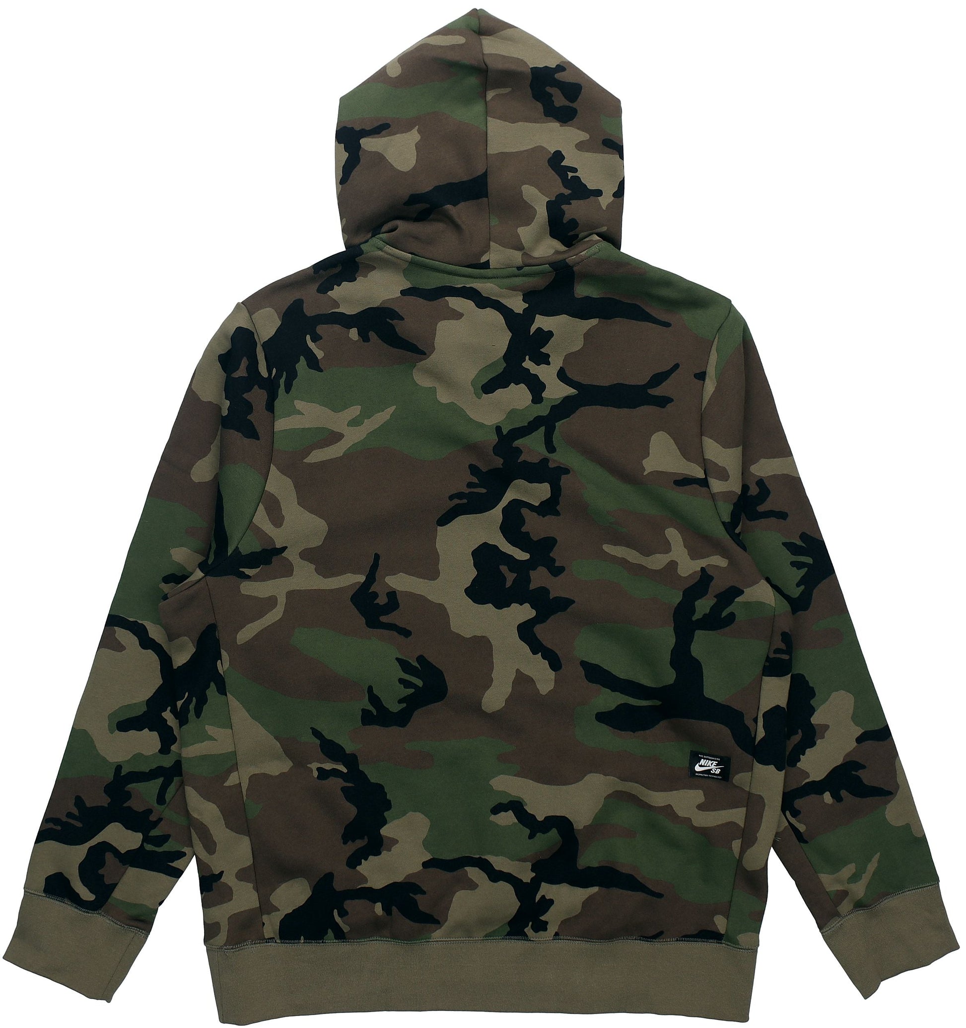 Nike SB Skateboard Fleece Hooded Pullover Men's Olive Green CN5354-222