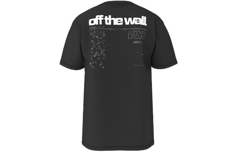 Vans Stellar Interspace Logo T-shirt 'Black White VN000PP8BLK