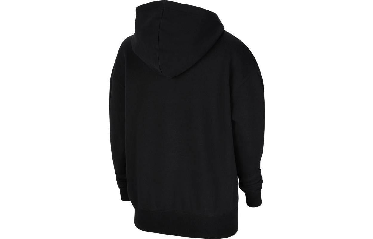 (WMNS) Nike Hoodie Fleece Trend 'Black White' CZ2590-010