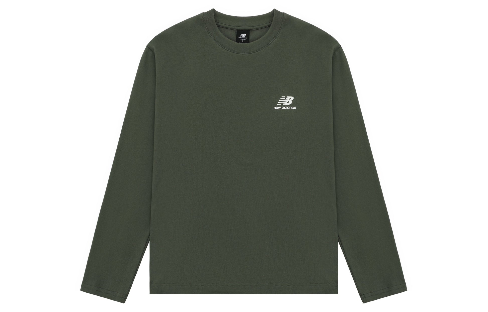 New Balance Logo Graphic Print Top Asia Sizing 'Green' AMT31329-DON