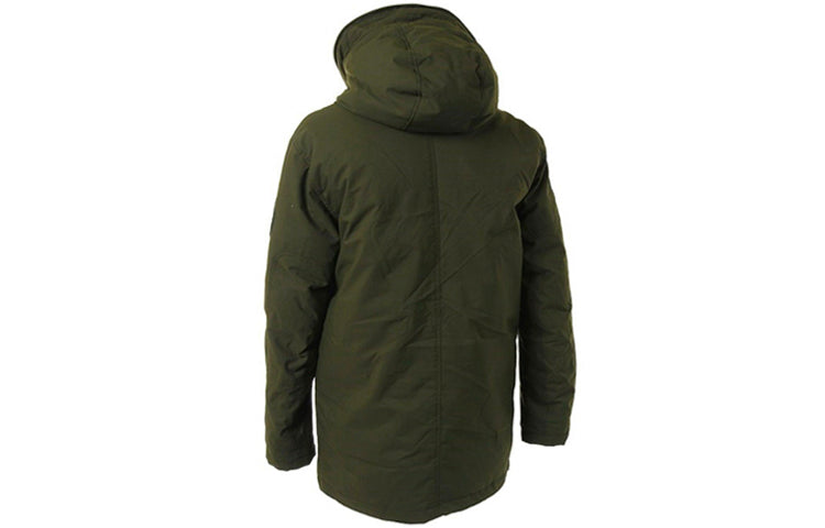 adidas originals Thicken Stay Warm hooded down Jacket Green BQ5265