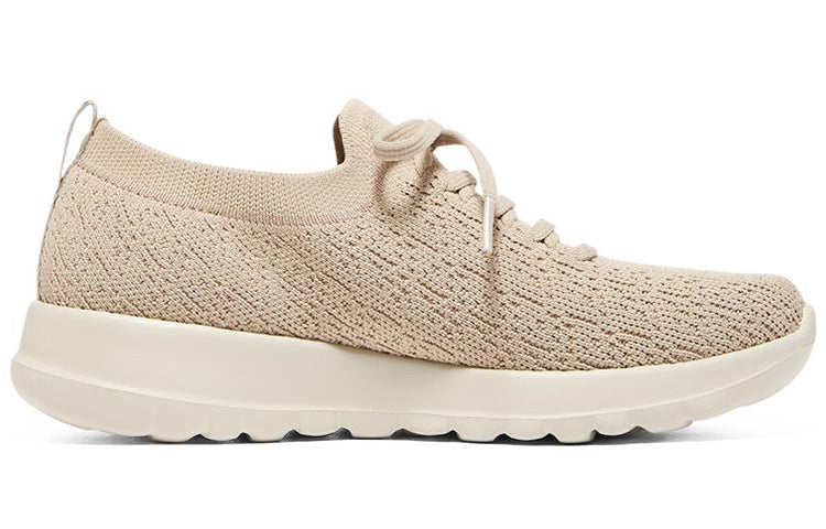 (WMNS) Skechers Go Walk Joy 'Beige White' 124700-TPE
