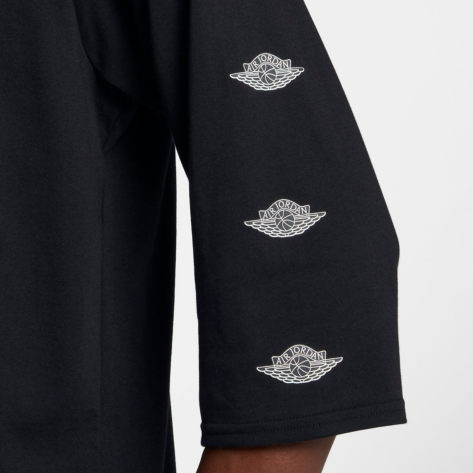 Air Jordan 3/4 Sleeve T-shirt 'Black' AA1912-010