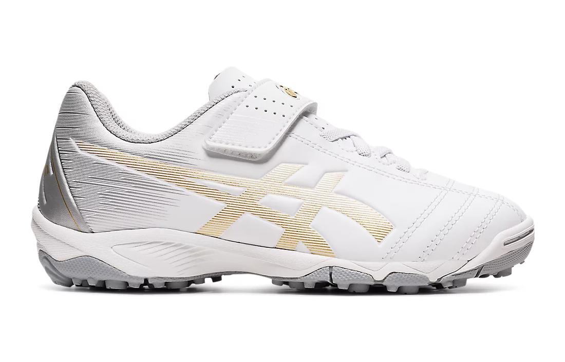(GS) ASICS Juniole 6 TF Turf 'White Gold Grey' 1104A045-122