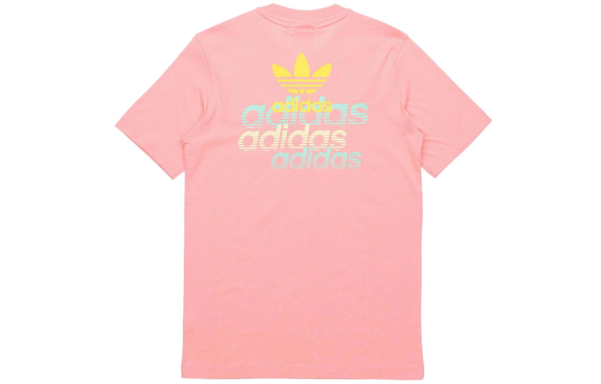 adidas originals Front Back Tee Sports Short Sleeve Pink FM3349