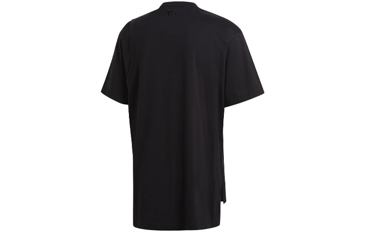 Men's Y-3 Forked Loose Short Sleeve Black GK4349