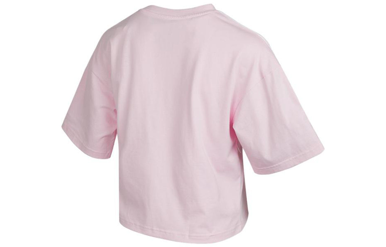 (WMNS) adidas neo Fav May Round Neck Sports Short Sleeve Pink HB1203