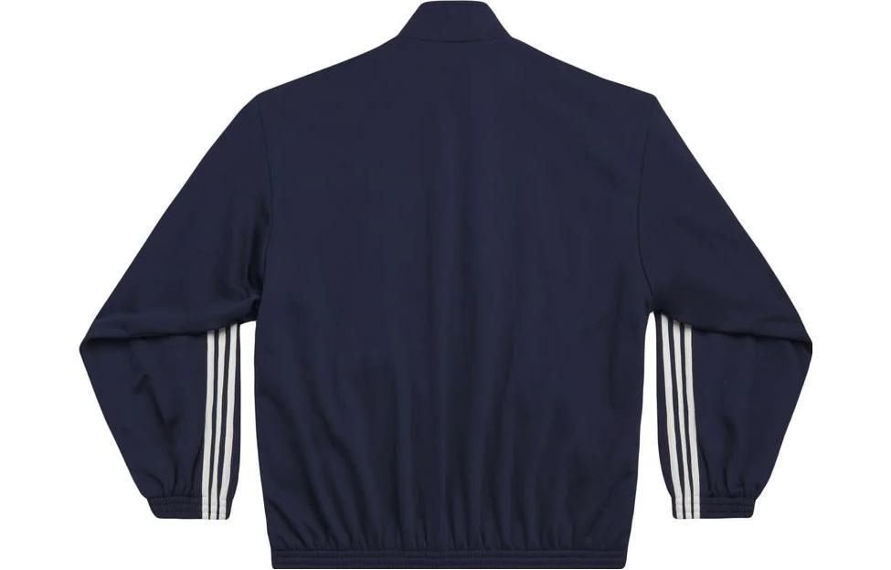 adidas originals x BalenciagaCotton Terry Jersey Tracksuit Jacket 'Navy Blue' 712280TMV158065