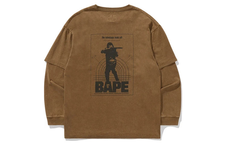 A BATHING APE Bape Layered L/S Tee x Alpha Industries 1G73-111-910