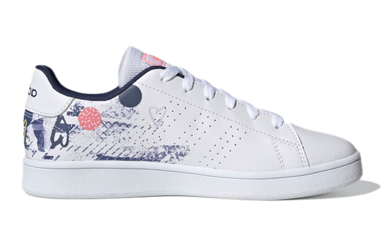 (GS) adidas Advantage K 'White Blue' EG2000
