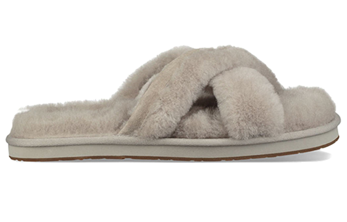 (WMNS) UGG Abela Gray Slippers 1017548-WILL