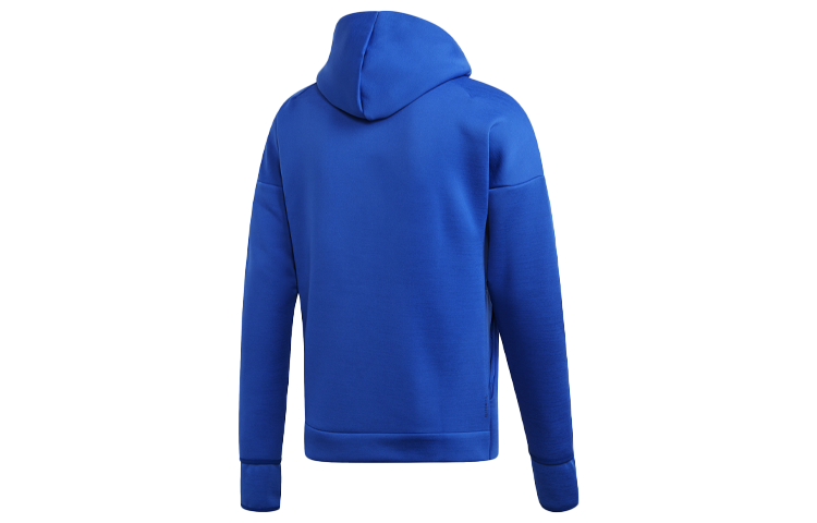 Men's adidas Logo Blue Hooded Jacket EB5237