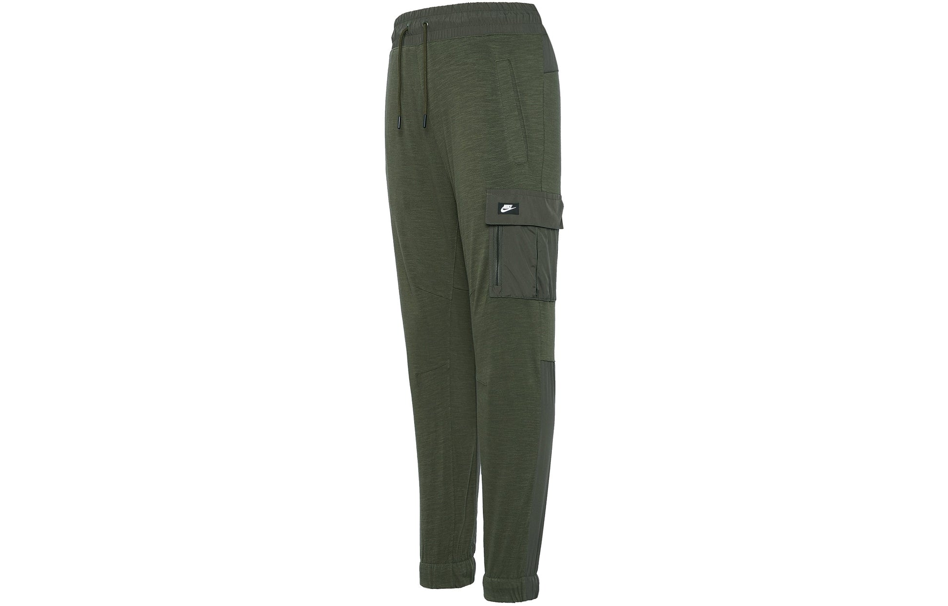 Men's Nike Training Sports Side Pocket Bundle Feet Long Pants/Trousers Green CV8988-325