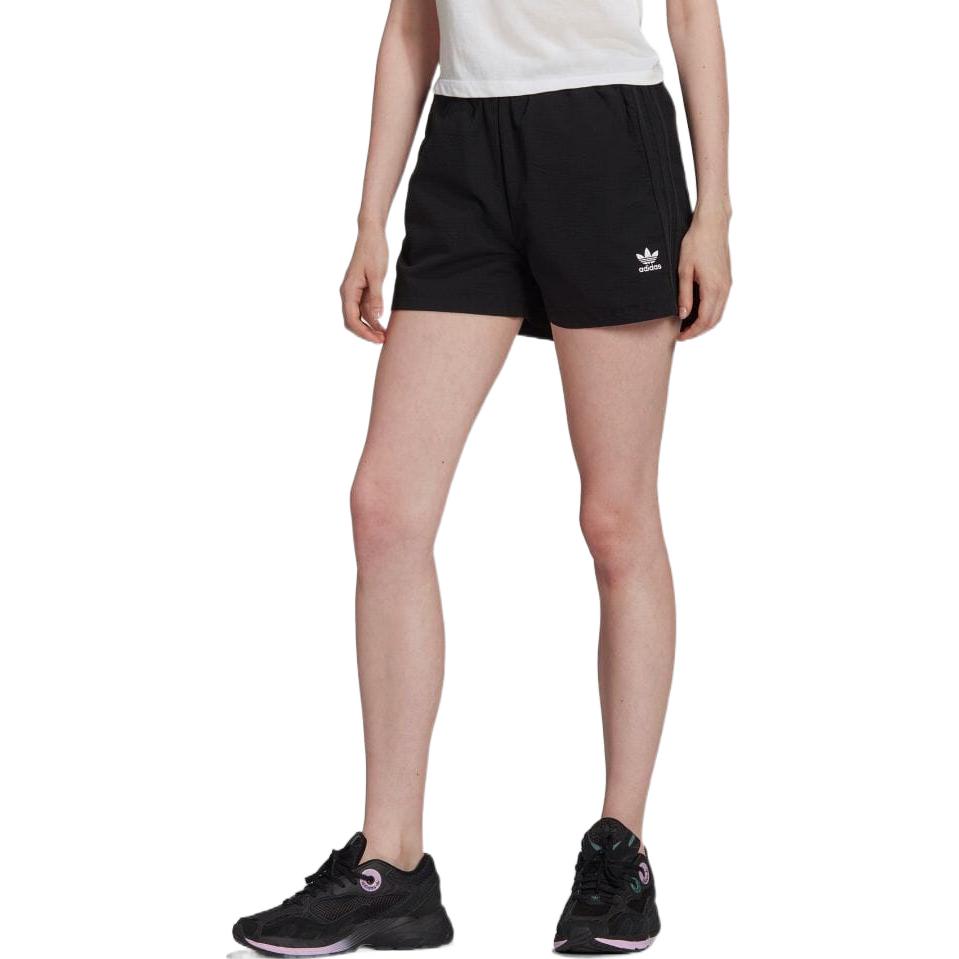 (WMNS) adidas Adicolor Classics Poplin Shorts Asia Sizing 'Black' HC2045