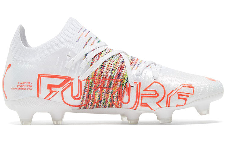 PUMA Future Z 1.1 FG AG 'White Red Blast' 106028-03
