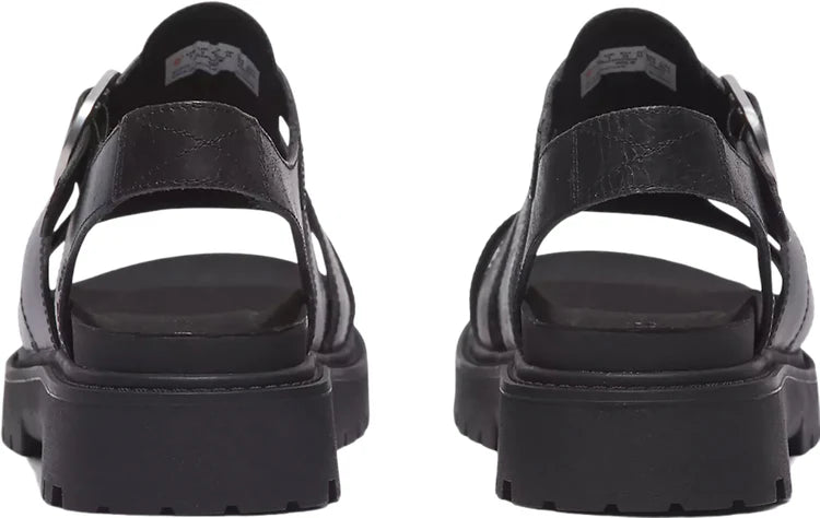 (WMNS) Timberland Clairemont Way Fisherman Sandals 'Black Nubuck' A635VW