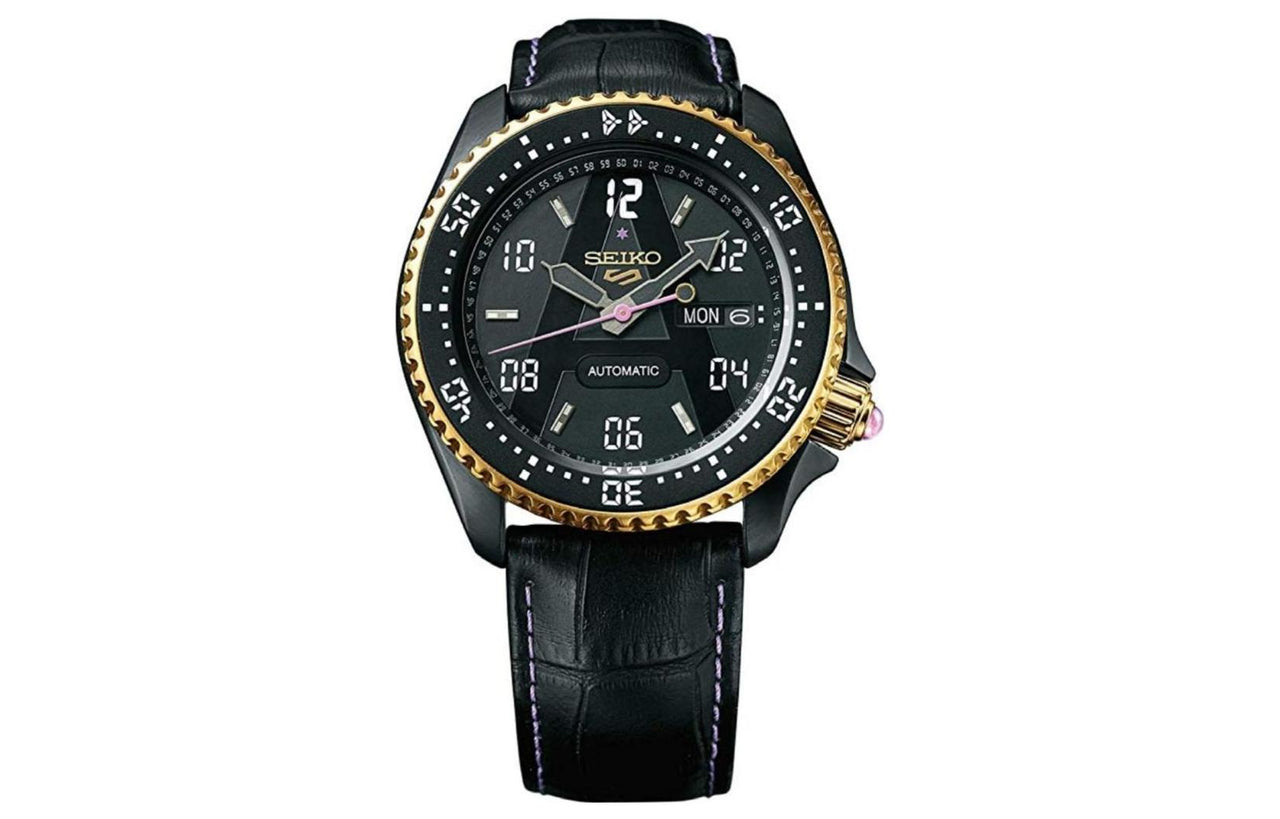 SEKIO 5 SPORTS JOJO's Bizarre Adventure Golden Wind Leone Abaccio Mechanical Black SBSA038