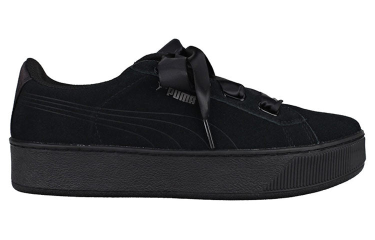 (WMNS) PUMA Vikky Platform Ribbon 'Black' 366418-01