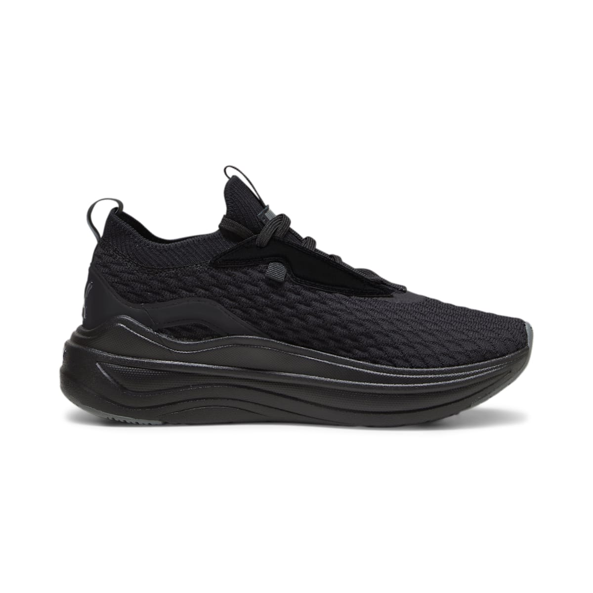 (WMNS) PUMA Softride Sophia Stacked Premium 'Black Cool' 378854-01