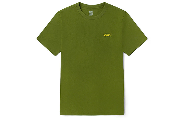 (WMNS) Vans Printing Round-neck Green VN0A5F1WZED
