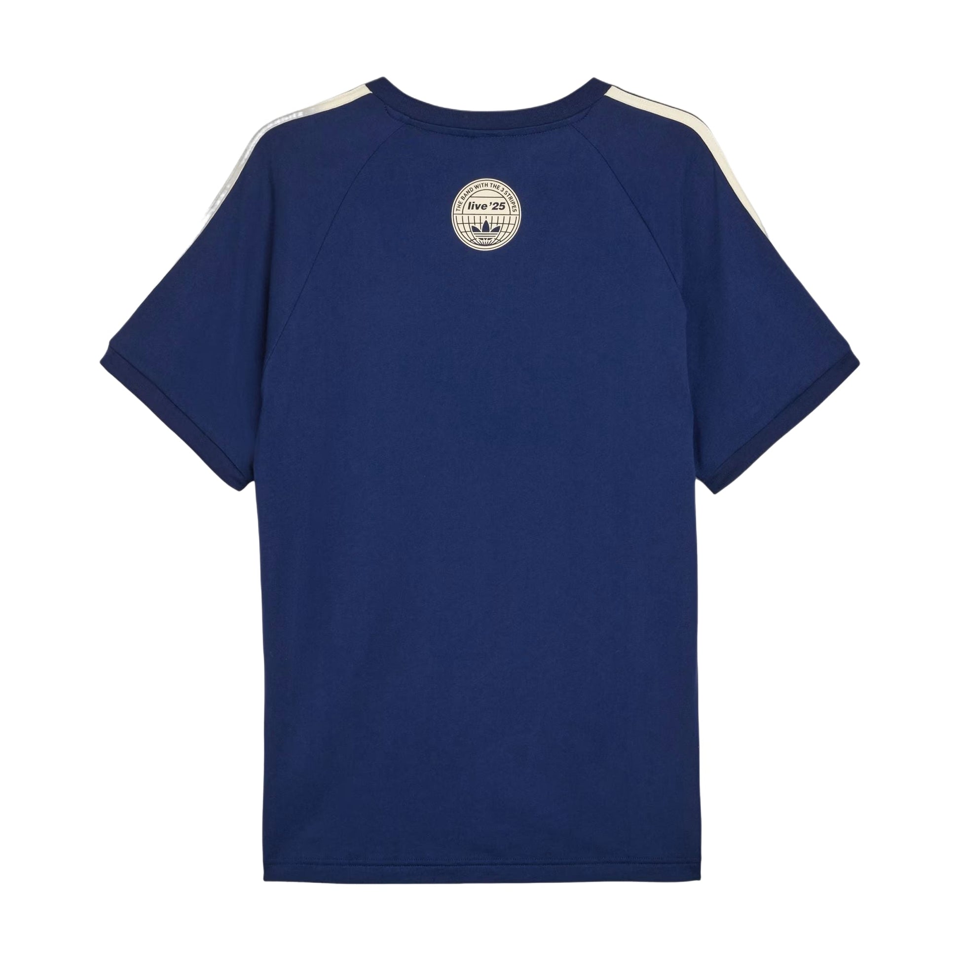 adidas Tour Three Stripe T-Shirt 'Night Indigo Cream White' KW6282