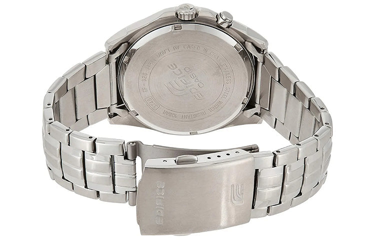 CASIO Quartz EDIFICE Stainless Steel Strap White Dial Mens White Analog EF-328D-7A