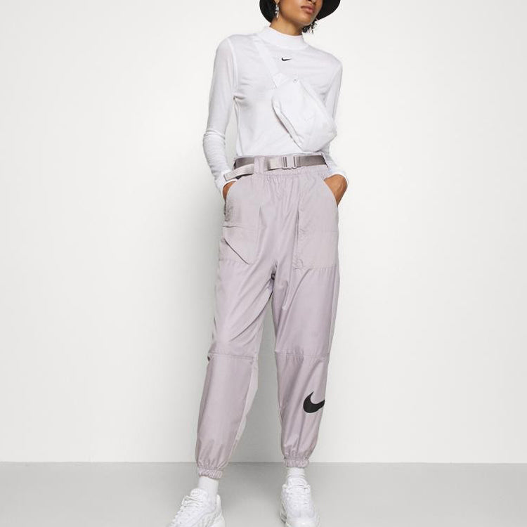 (WMNS) Nike Sportswear Logo Print Long Sleeve White CZ4985-100