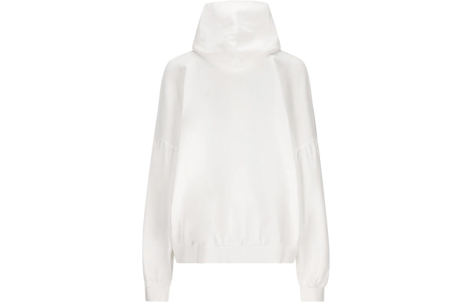 Balenciaga Back Flip Round Hoodie Oversized 'White Black' 761458TPVG19040