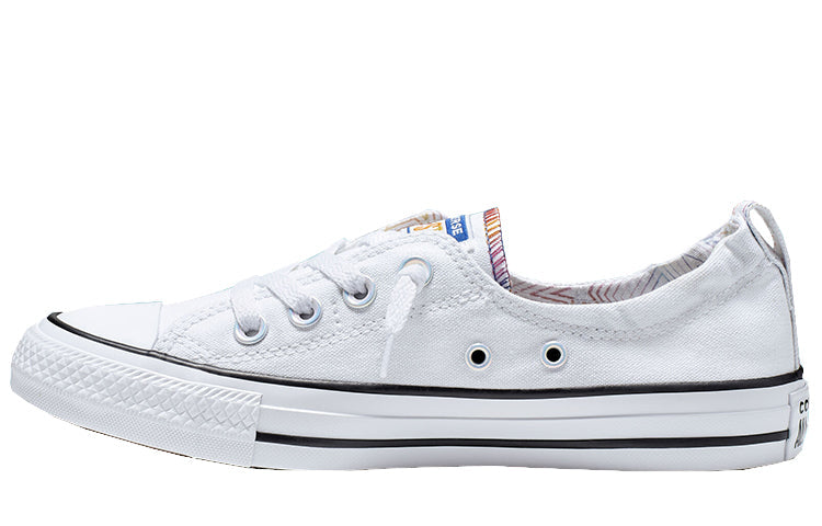 (WMNS) Converse Chuck Taylor All Star Shoreline Slip Low Top Canvas Pure White 565441F