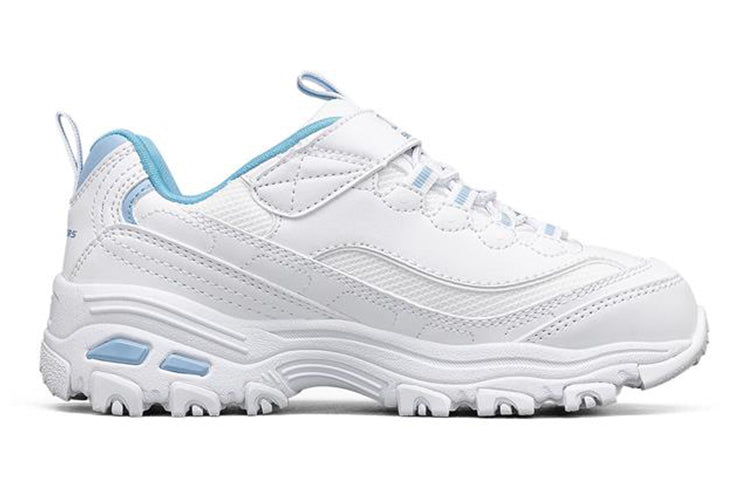 Skechers D'lites 1.0 Low-Running Shoes -KIDS White 664180L-WHT