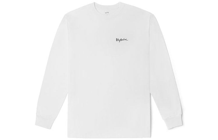 Vans x Ray Barbee x Leica Crossover Photo Printing Sports Round Neck Long Sleeves Couple Style White VN0A7PIYWHT