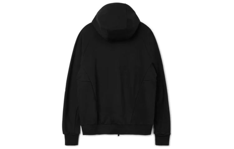 Men's Nike ESC Series Hoodie Solid Color Zipper Hooded Jacket Black CW3733-010