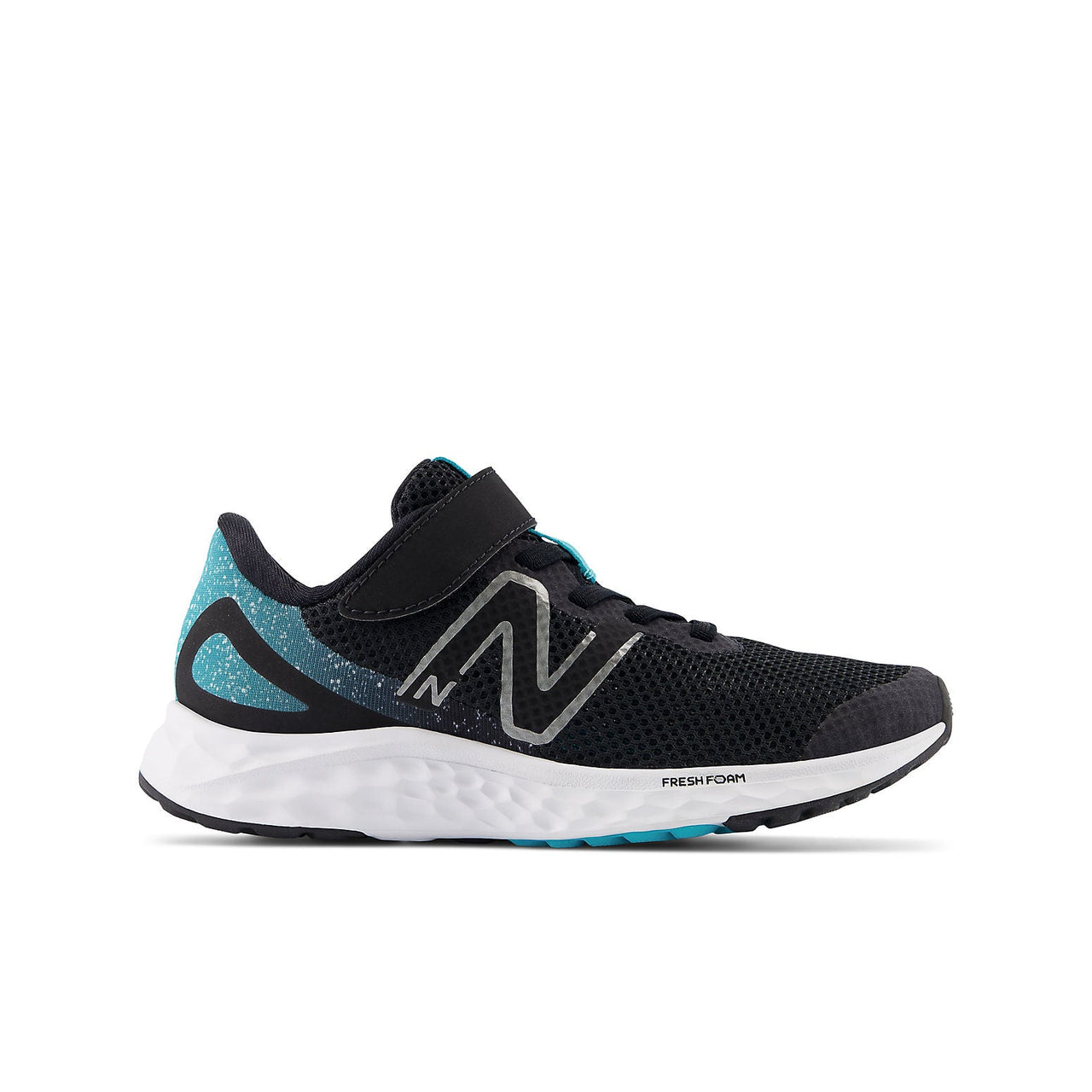 (GS) New Balance Fresh Foam Arishi v4 Bungee Lace Top Strap 'Black Virtual Blue' PAARIBT4