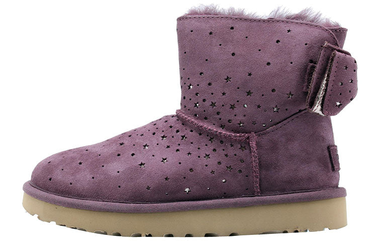 (WMNS) UGG Classic Mini Stargirl Bow Port 'Purple' 1098475-PORT