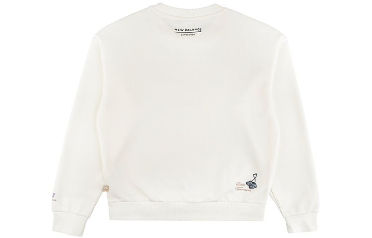 (WMNS) New Balance x Zero per Zero Sweatshirt Asia Sizing 'White' NCA47012-IV