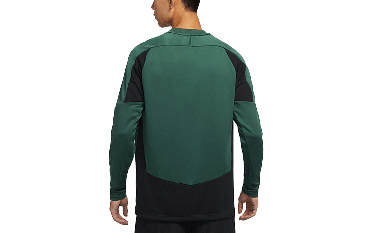 Air Jordan DRI-FIT Logo Printing Round Neck Sports Pullover Long Sleeves Green DC9740-333