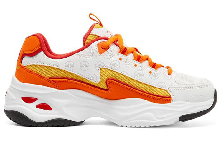 (WMNS) Skechers D'Lites 4.0 'White Orange' 800004-WOR