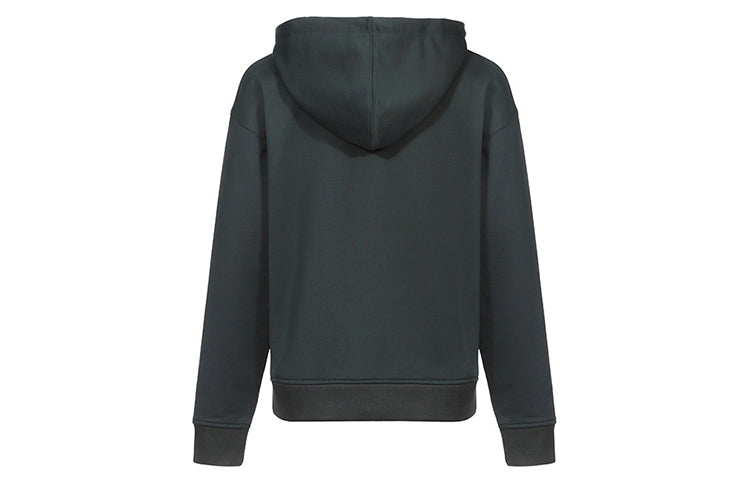 (WMNS) KENZO Abstract Embroidered Pattern Hoodie Military Green F962SW861958-51