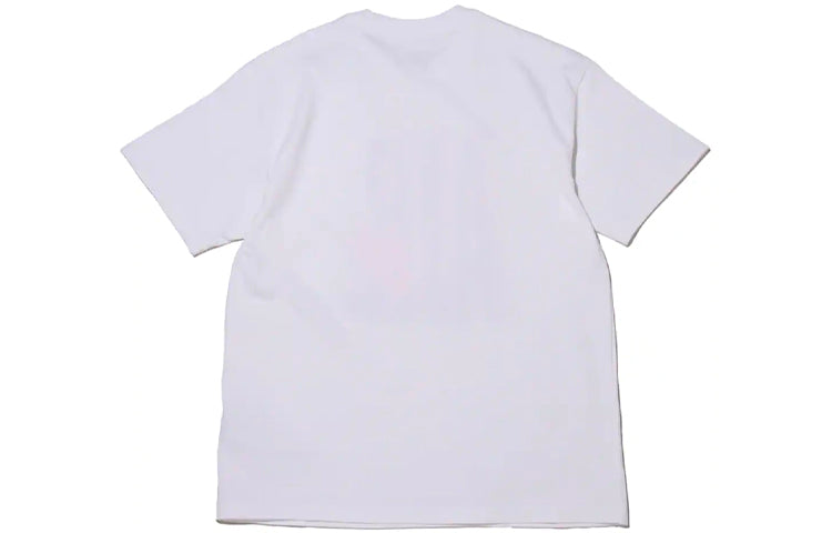 Nike Alphabet Pattern Width Loose Short Sleeve Men's White DD1406-100
